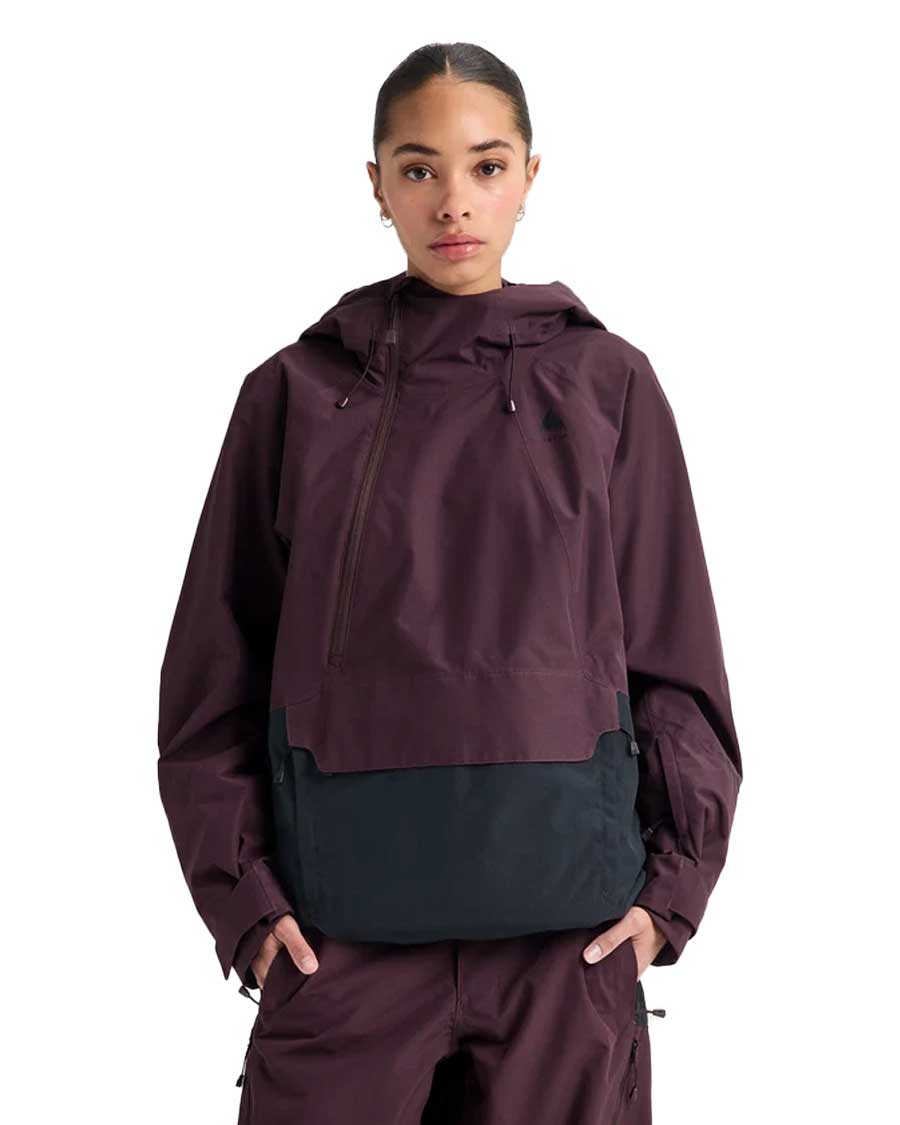 Burton Women's Reserve 2L Relaxed Anorak Bear Hug Brown/ T.Black 2027