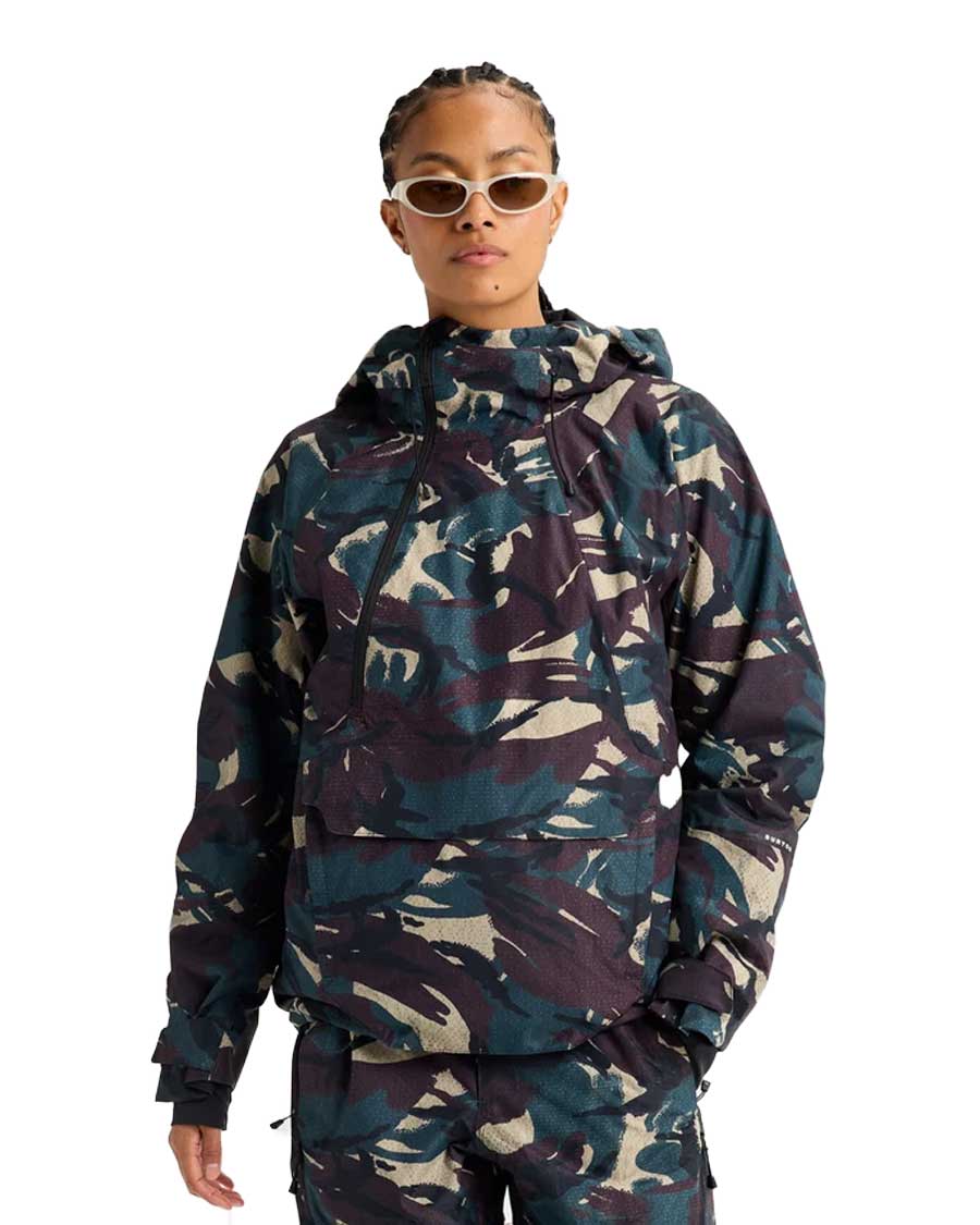 Burton Women's Reserve 2L Relaxed Anorak Seersucker Camo 2027