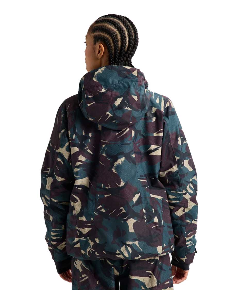 Burton Women's Reserve 2L Relaxed Anorak Seersucker Camo 2027