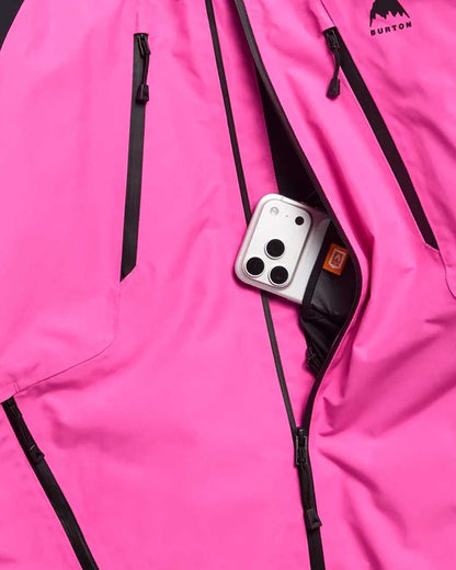 Burton Women's Reserve Gore-Tex 2L Jkt T.Black/ Shockwave Pink 2027