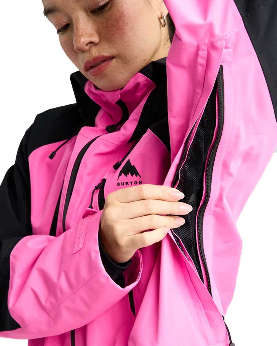 Burton Women's Reserve Gore-Tex 2L Jkt T.Black/ Shockwave Pink 2027
