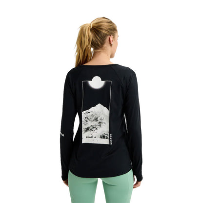 Burton Women's Roadie Base Layer Tech T-Shirt True Black 2026