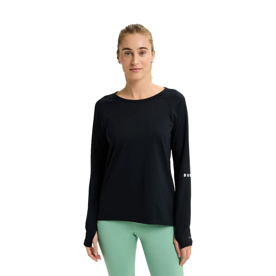Burton Women's Roadie Base Layer Tech T-Shirt True Black 2026