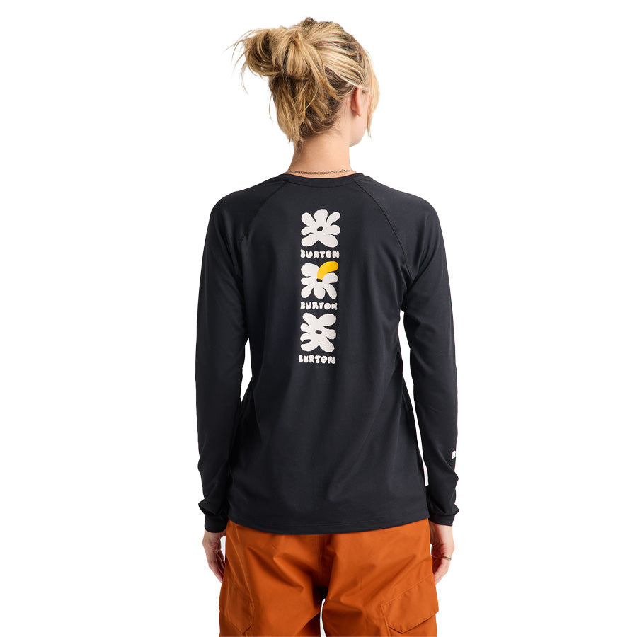 Burton Women's Roadie Base Layer Tech T-Shirt True Black 2027