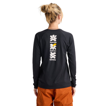Burton Women's Roadie Base Layer Tech T-Shirt True Black 2027