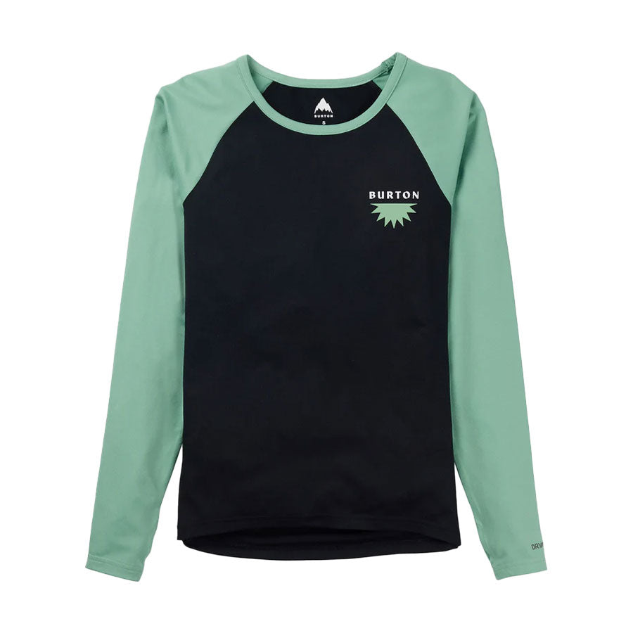 Burton Women's Roadie Base Layer Tech T-Shirt True Black/Soft Sage 2026