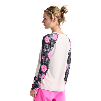 Burton Women's Roadie Base Tech T Shockwave Floral/Stout Wht 2027