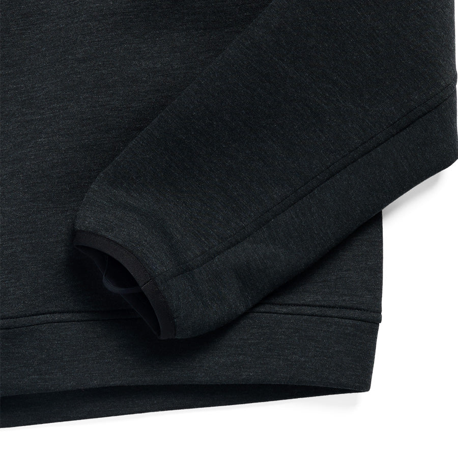 Burton Women's SpaceCloud 1/4 Zip Top True Black Heather 2027
