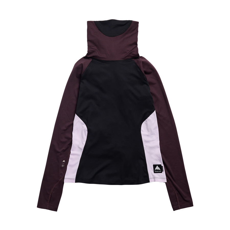 Burton Women's Syn Mwt Base Layer LN T.Blk /Bear Hug Brn /Moondst Prpl 2027