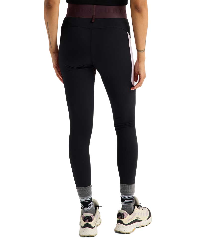Burton Women's Syn Mwt Base Layer Pnts T.Blk /Bear Hug Brn /Moondst Prpl 2027