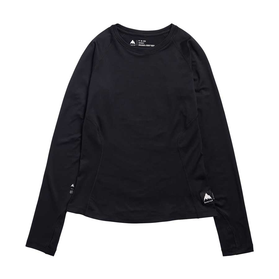 Burton Women's Synthetic Midweight Base Layer Crew True Black 2027