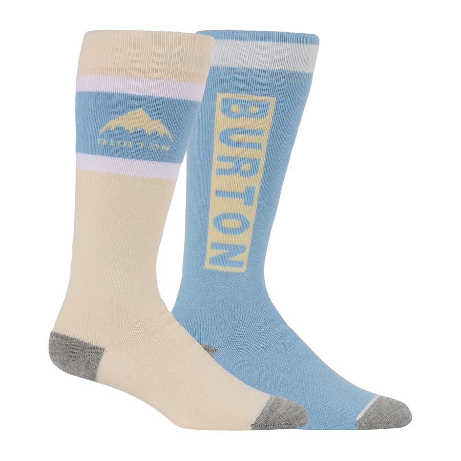 Burton Women's Weekend Midweight Socks 2-Pack Airstream Blue 2027
