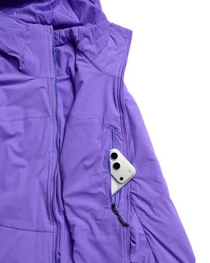 Burton Women's [ak] Helium Hooded Stretch Insulated Jacket Purple Voltage 2027