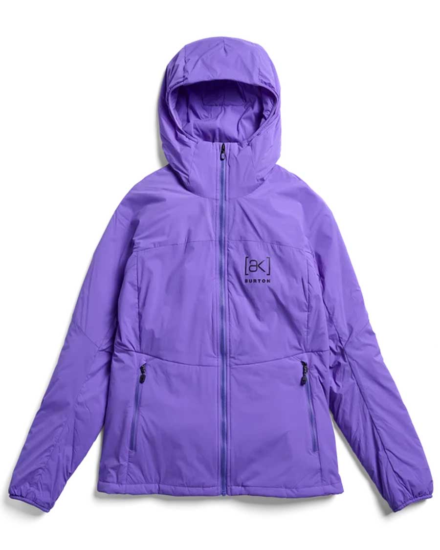 Burton Women's [ak] Helium Hooded Stretch Insulated Jacket Purple Voltage 2027