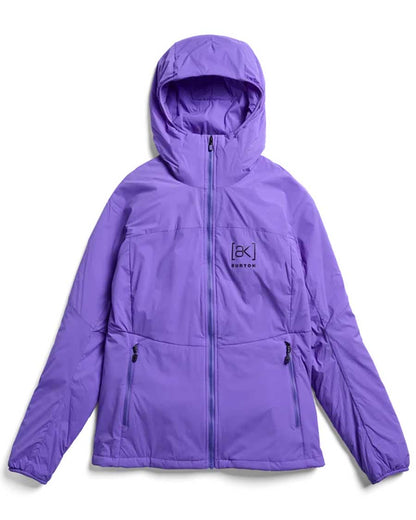 Burton Women's [ak] Helium Hooded Stretch Insulated Jacket Purple Voltage 2027
