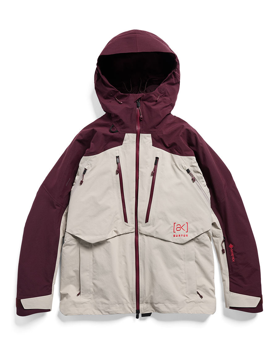 Burton Women's [ak] Swash Synth Ins Gore-Tex 2L Jkt Rum Raisin/Gray 2027