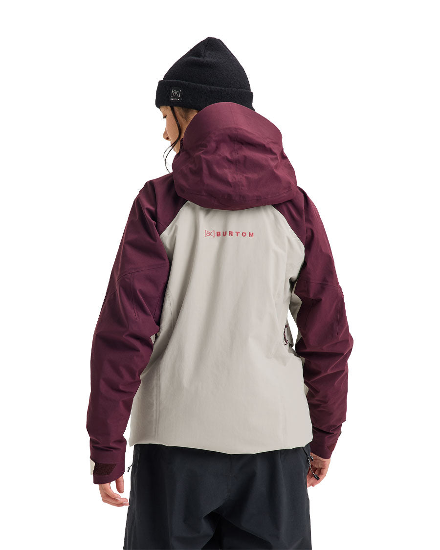 Burton Women's [ak] Swash Synth Ins Gore-Tex 2L Jkt Rum Raisin/Gray 2027