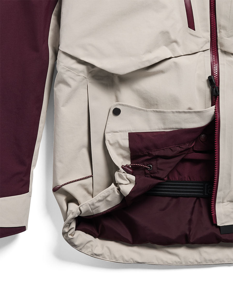 Burton Women's [ak] Swash Synth Ins Gore-Tex 2L Jkt Rum Raisin/Gray 2027