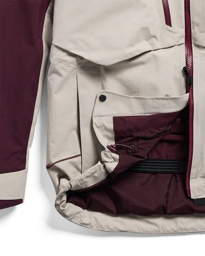 Burton Women's [ak] Swash Synth Ins Gore-Tex 2L Jkt Rum Raisin/Gray 2027