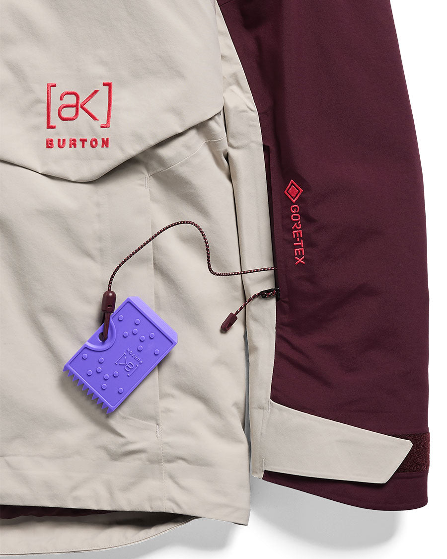 Burton Women's [ak] Swash Synth Ins Gore-Tex 2L Jkt Rum Raisin/Gray 2027