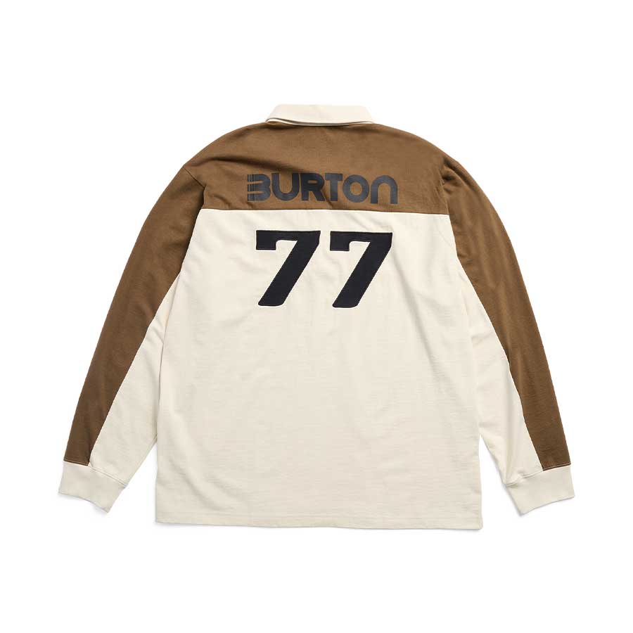 Burton x Zeb Long Sleeve Rugby Shirt Lunar Sand/Earth Ship Brown 2027