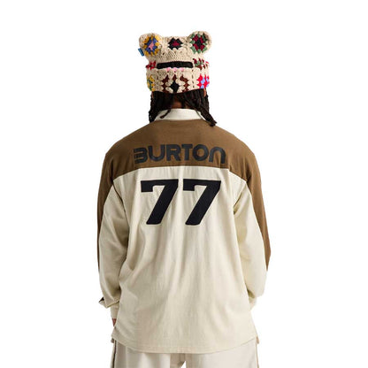 Burton x Zeb Long Sleeve Rugby Shirt Lunar Sand/Earth Ship Brown 2027