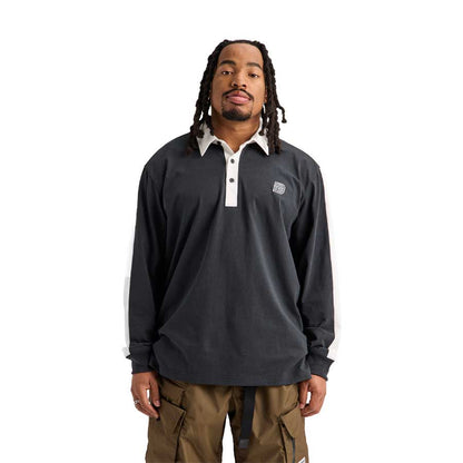 Burton x Zeb Long Sleeve Rugby Shirt True Black/Stout White 2027