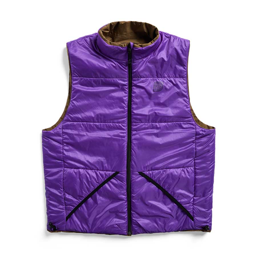 Burton x Zeb Reversible Ins Vest Earth Ship Brown 2027