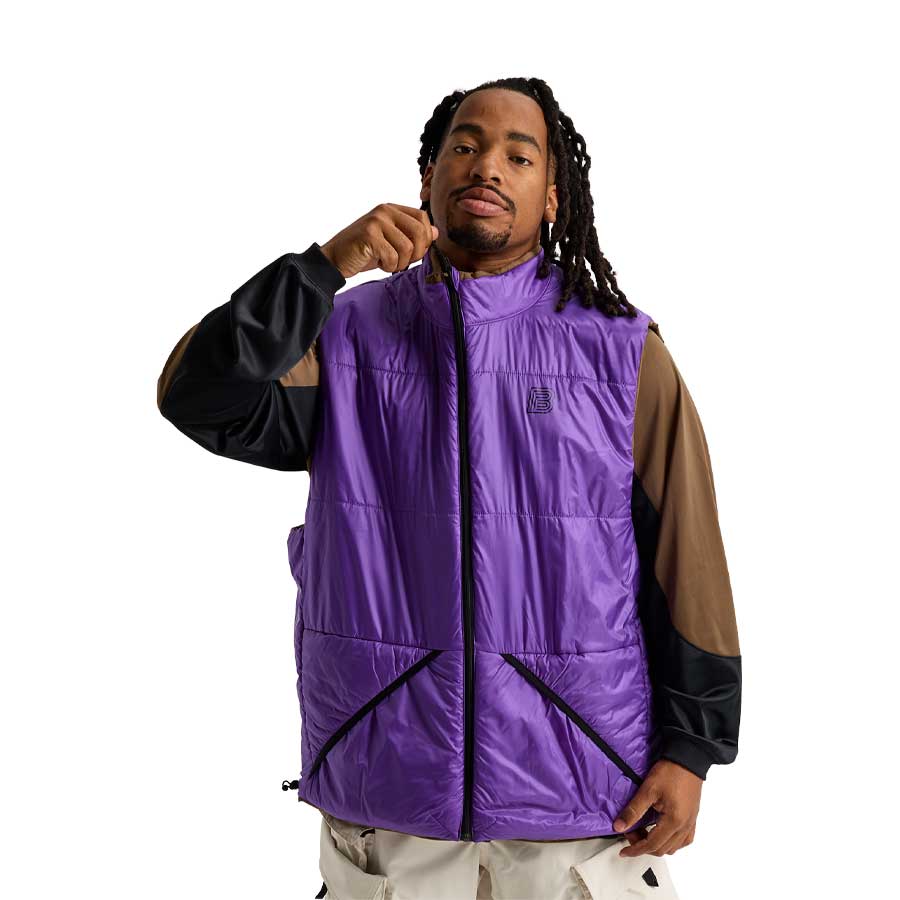 Burton x Zeb Reversible Ins Vest Earth Ship Brown 2027