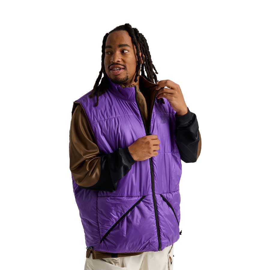 Burton x Zeb Reversible Ins Vest Earth Ship Brown 2027