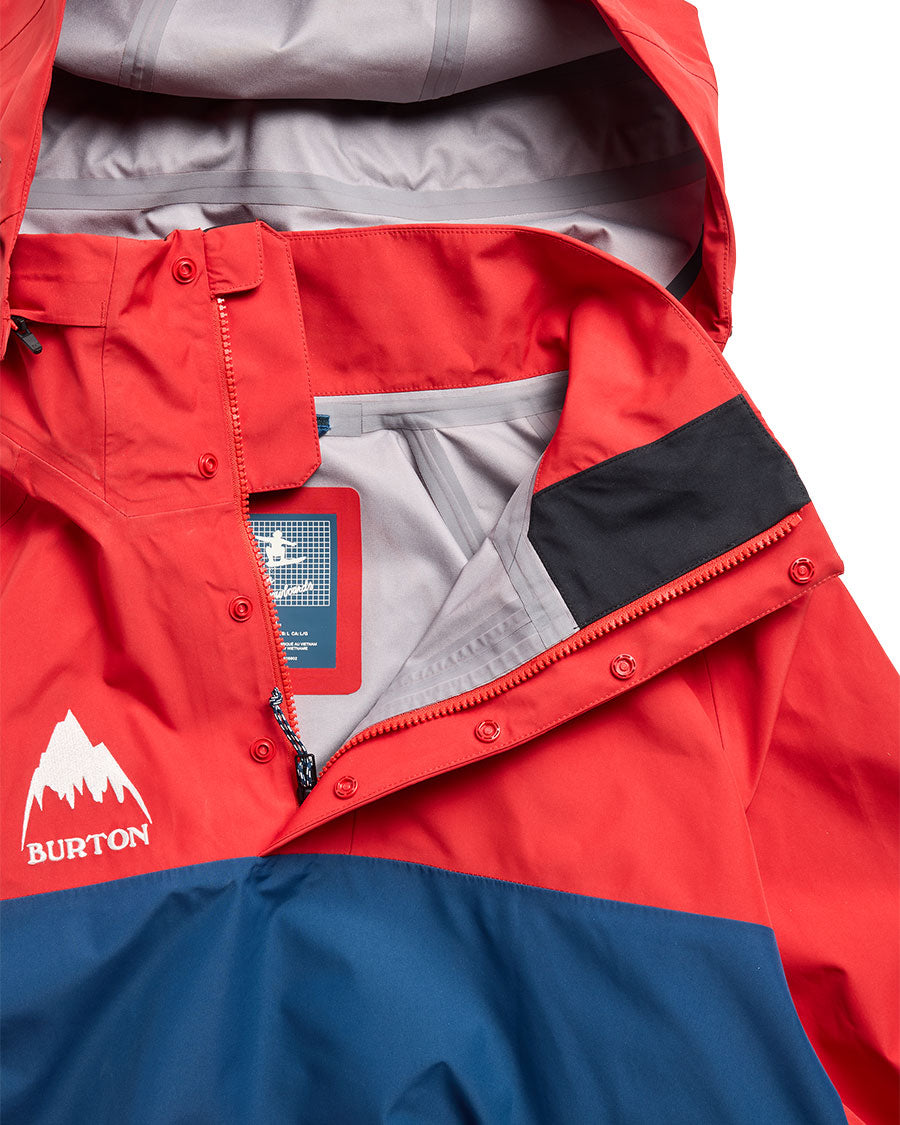 Burton Men's 50/50 80's Powdershell 3L Jacket Performer Red LTD 2027