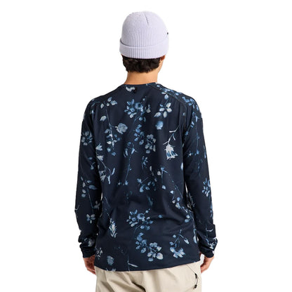 Burton Men's Synthetic Midweight Base Layer Crew Cyanotype Floral 2027