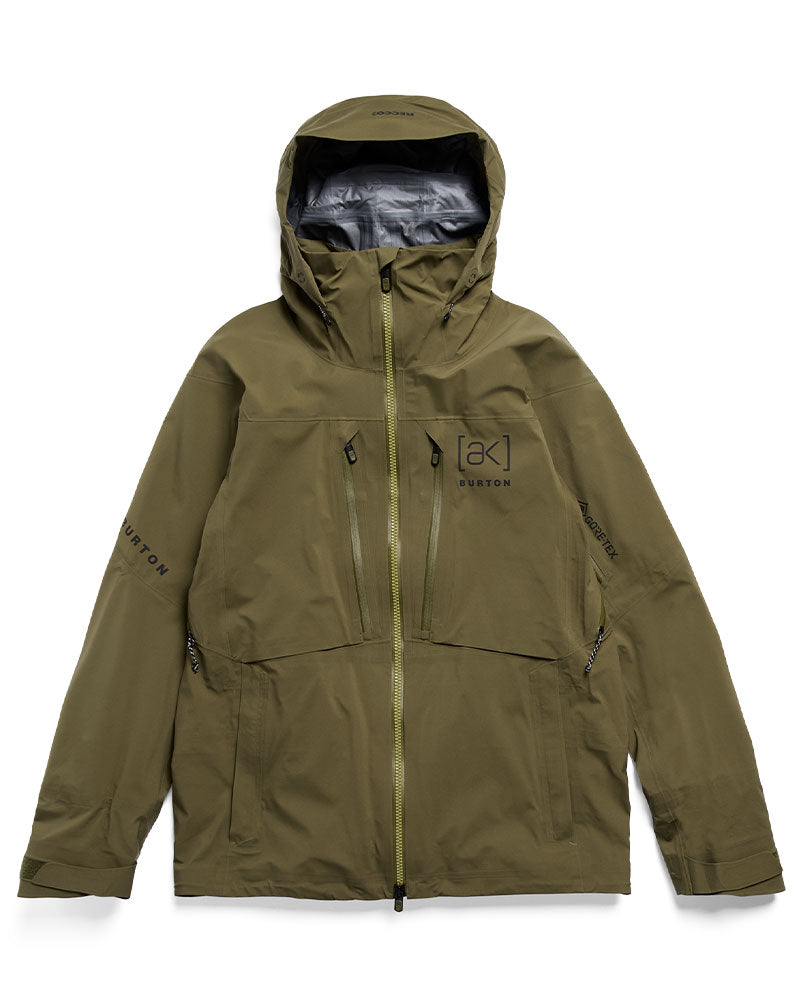 Burton Men's [ak] Hover Gore?Tex C-Knit 3L Stretch Jacket Dried Moss 2027
