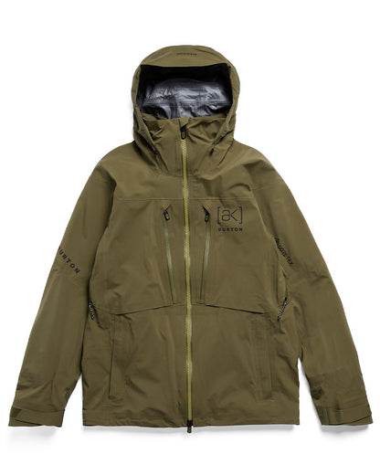 Burton Men's [ak] Hover Gore?Tex C-Knit 3L Stretch Jacket Dried Moss 2027
