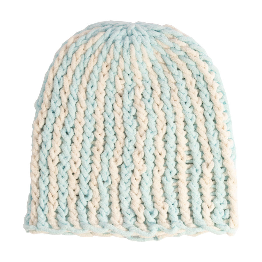 Coal Lampshade Skully Beanie Off White/Light Blue 2027