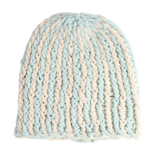 Coal Lampshade Skully Beanie Off White/Light Blue 2027