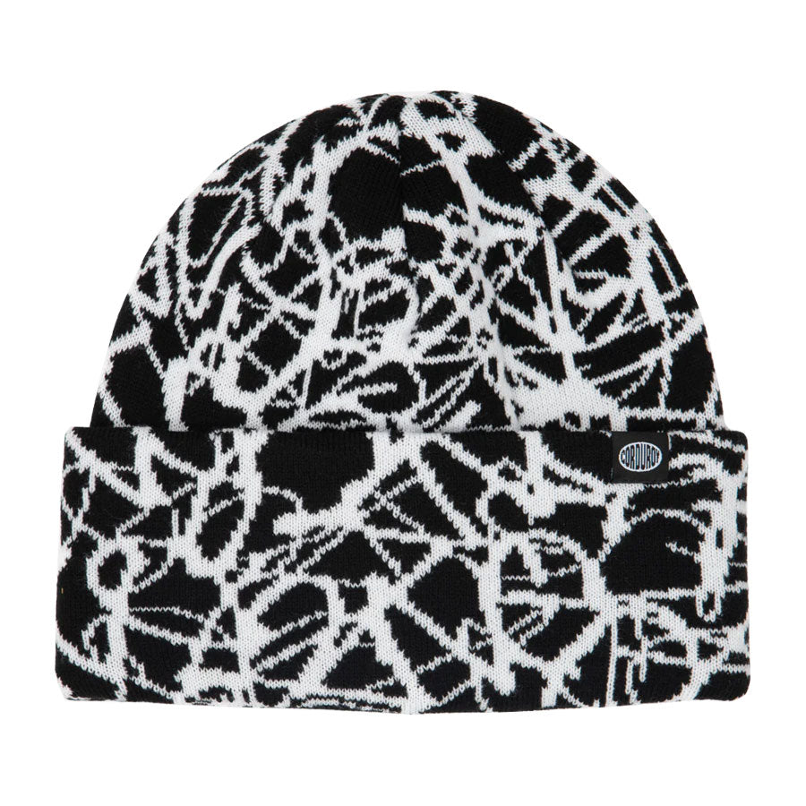 Corduroy Deadlung Beanie Black 2026