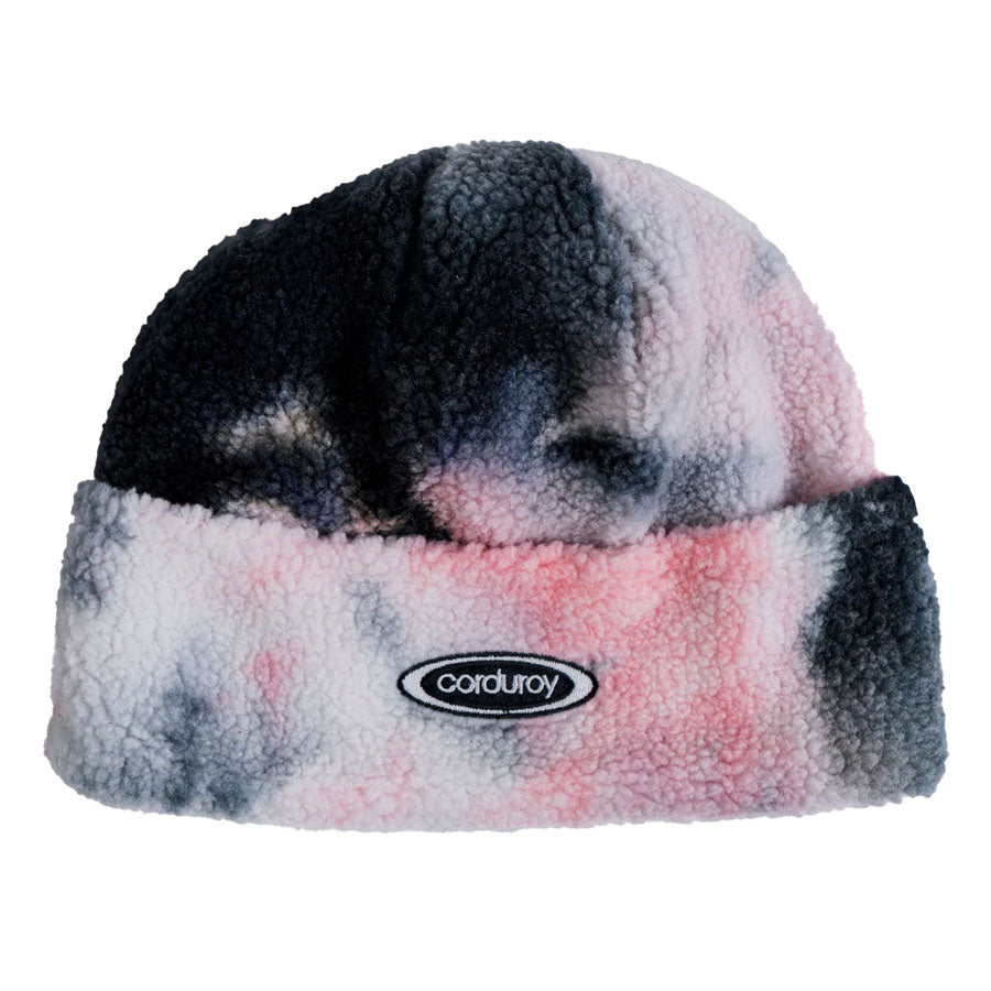 Corduroy Fleece Beanie Black 2027