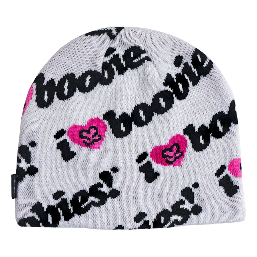 Corduroy Keep A Breast Beanie White 2027