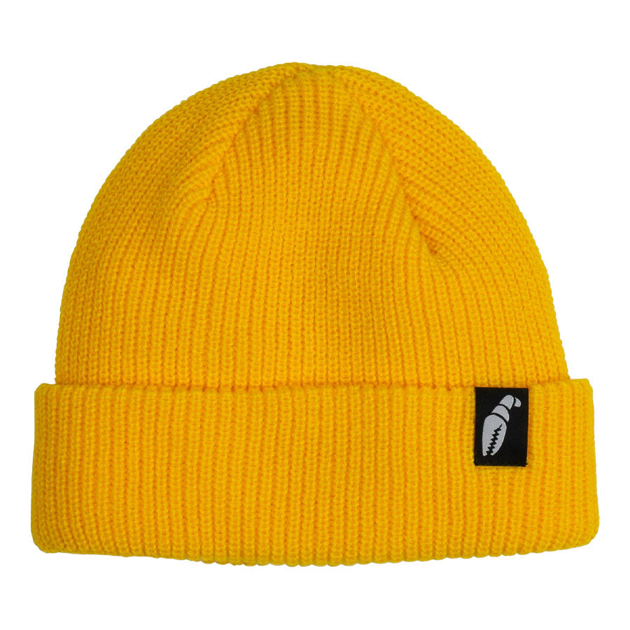 Crab Grab Claw Label Beanie Vintage Yellow