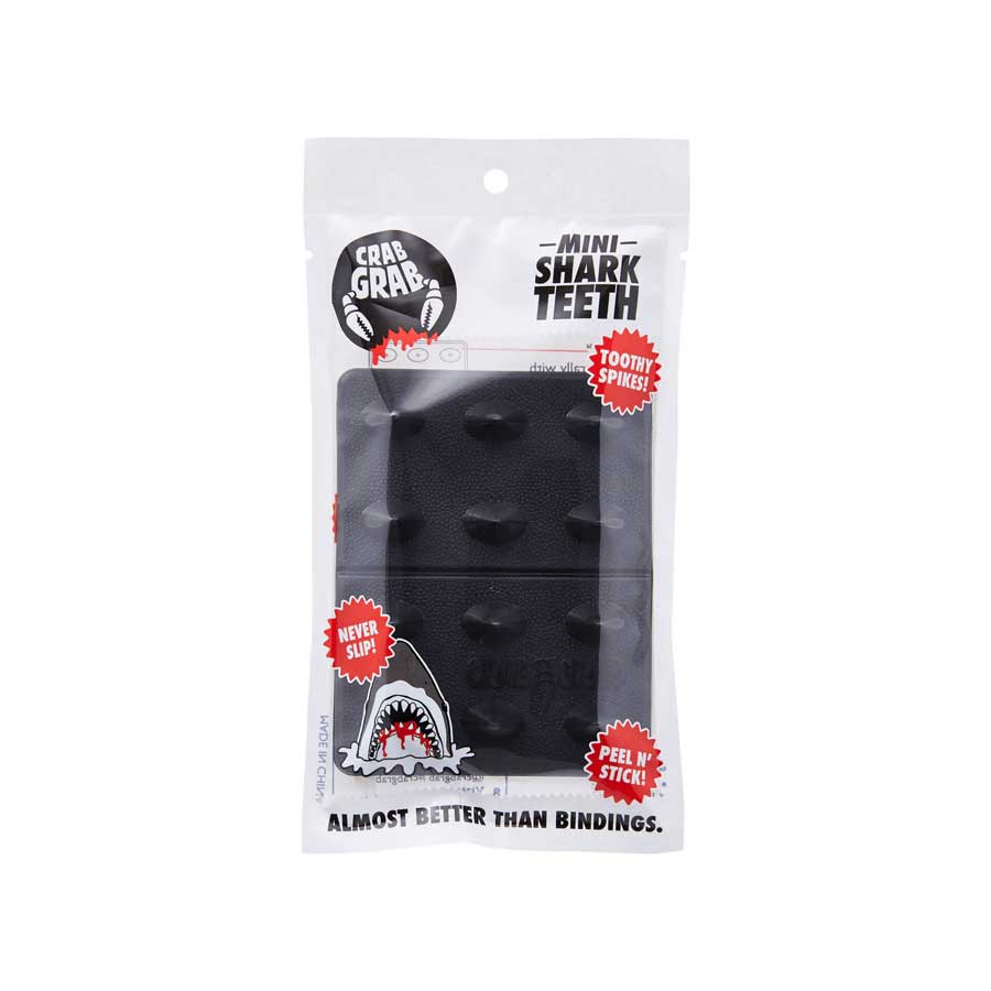 Pad Antidérapant Pour Snowboard CRAB GRAB SHARK TEETH - Stomppad 2021 Fumé | Griffes Type Dents De Requin | Flexibilité CRUBBER