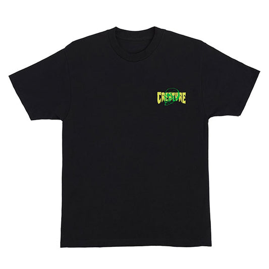 Creature Spiral Skull T-Shirt Black