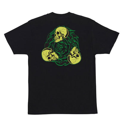 Creature Spiral Skull T-Shirt Black