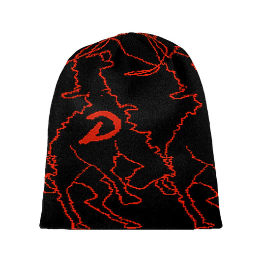 D.O.P.E. Brin Beanie Black Red 2026
