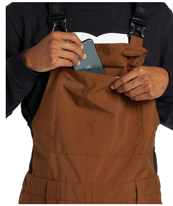 DC Men's Docile Bib Pant Bison 2024