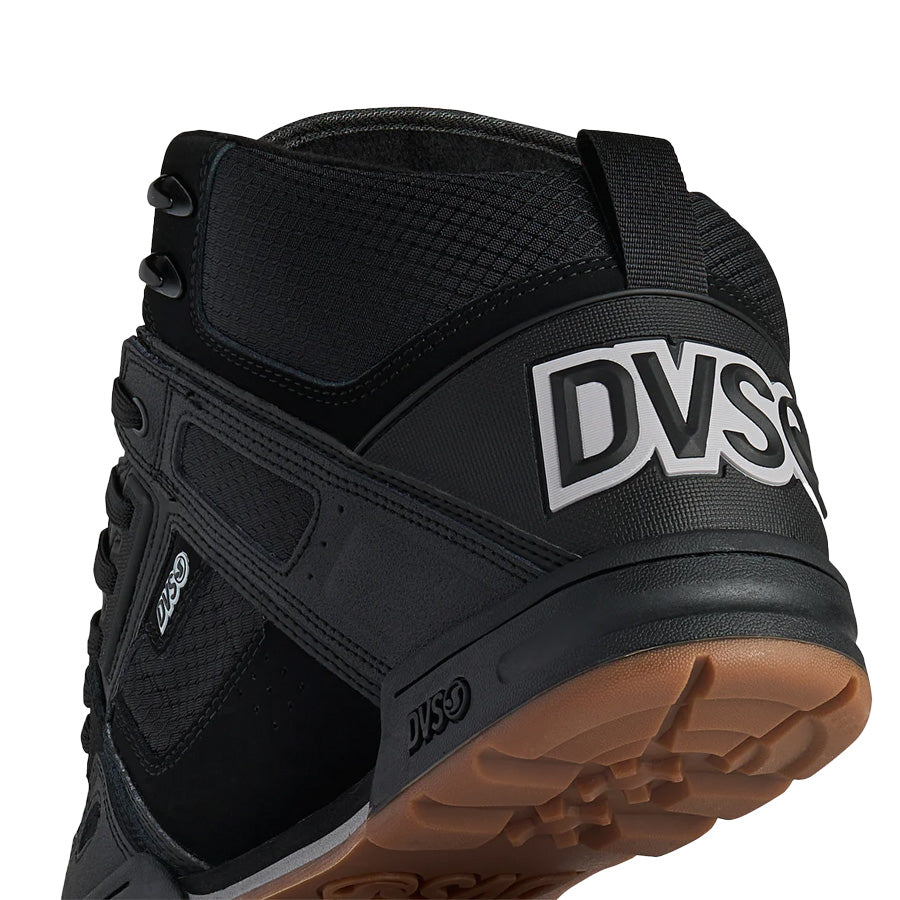 DVS Comanche Boot Black Reflective Charcoal Leather