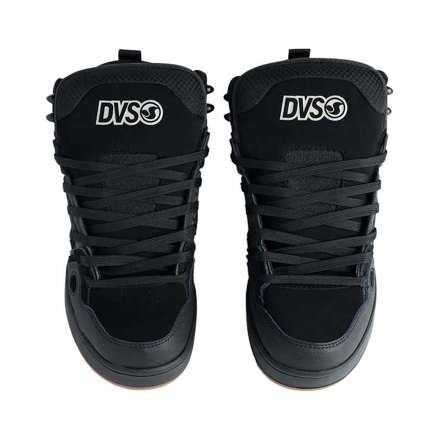 DVS Comanche Boot Black Reflective Charcoal Leather