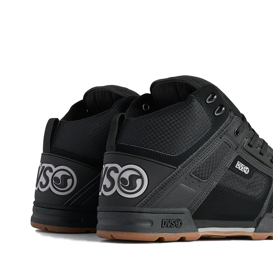 DVS Comanche Boot Black Reflective Charcoal Leather