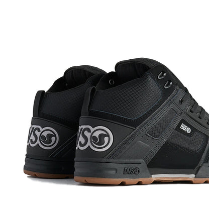 DVS Comanche Boot Black Reflective Charcoal Leather