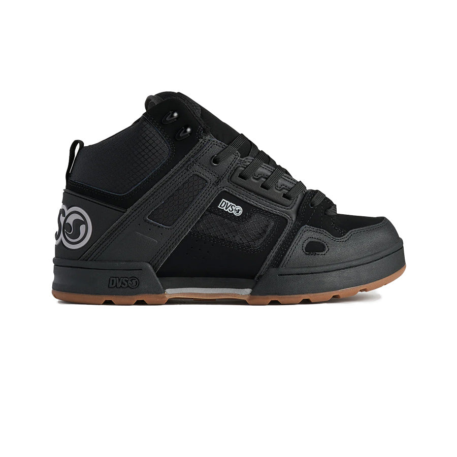 DVS Comanche Boot Black Reflective Charcoal Leather
